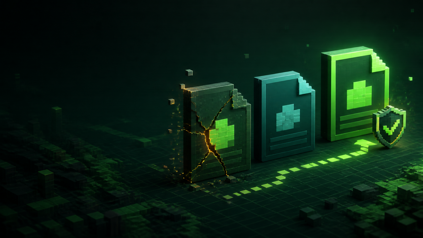 A cracked level.dat file beside level.dat_old and a recovery backup path.